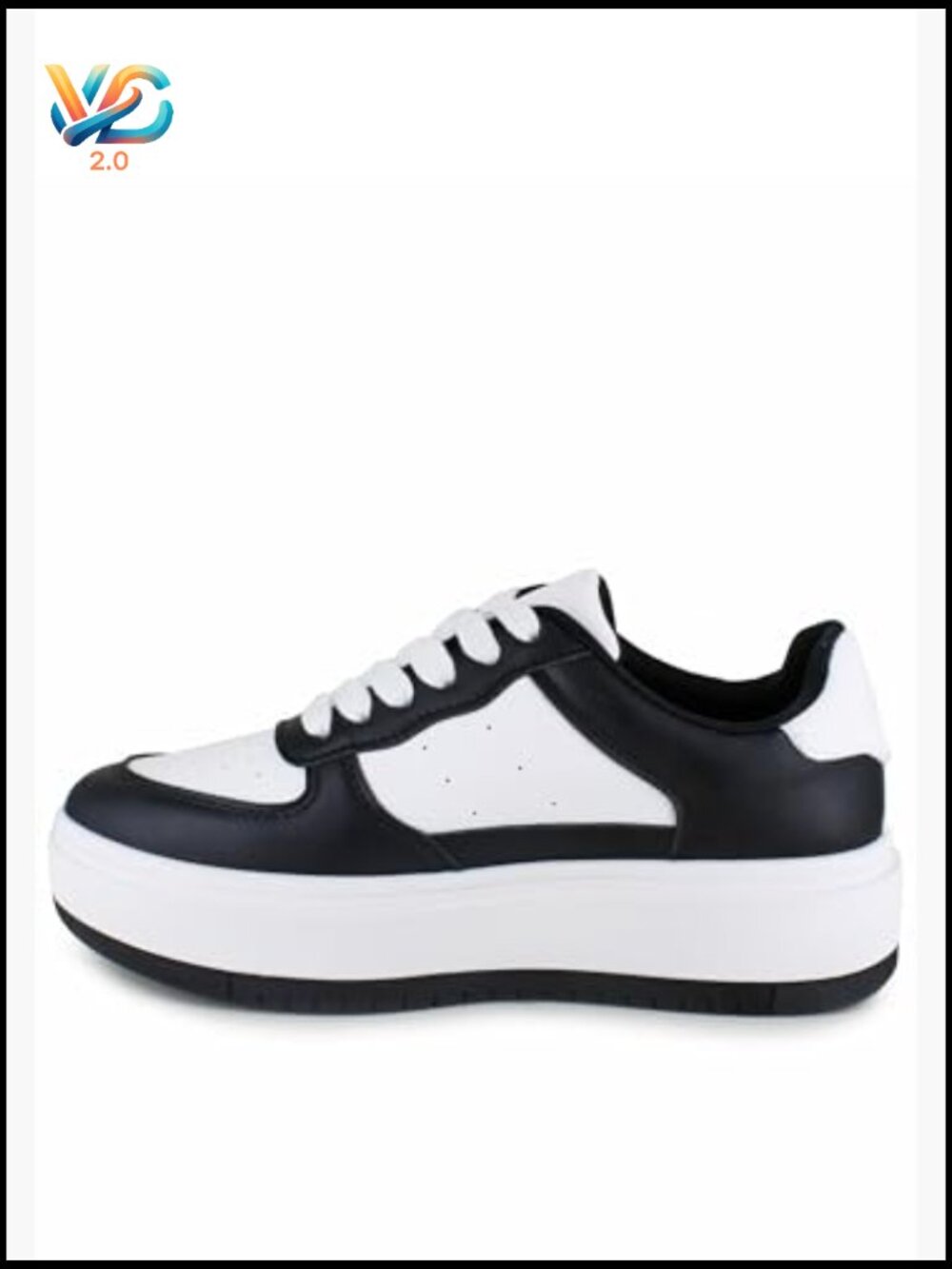 Women's Fashion Sneakers Cushioned Lace Up Platform Low Top Casual Everyday - Picture 6 of 6